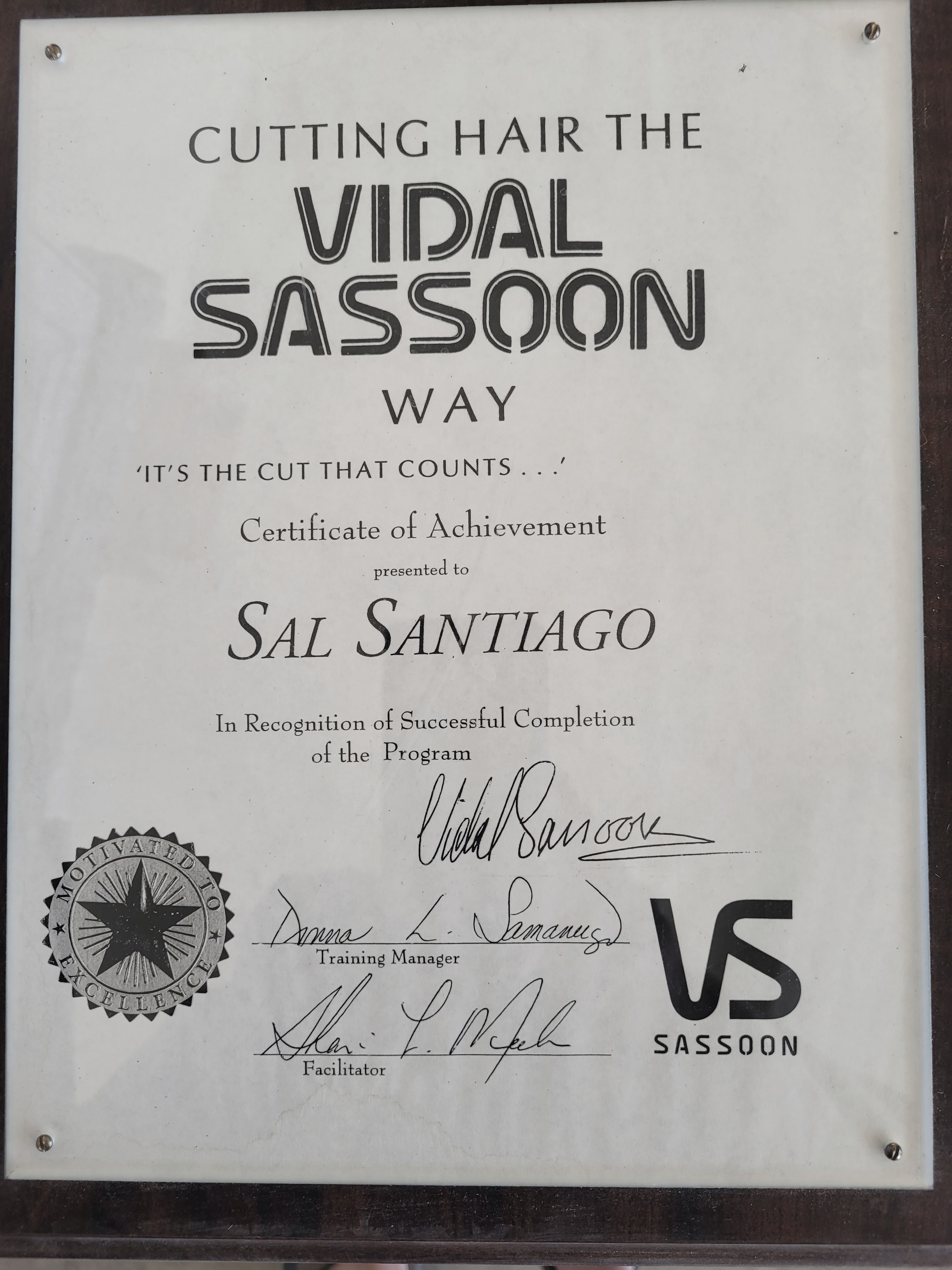 Sal Santiago hair work 1