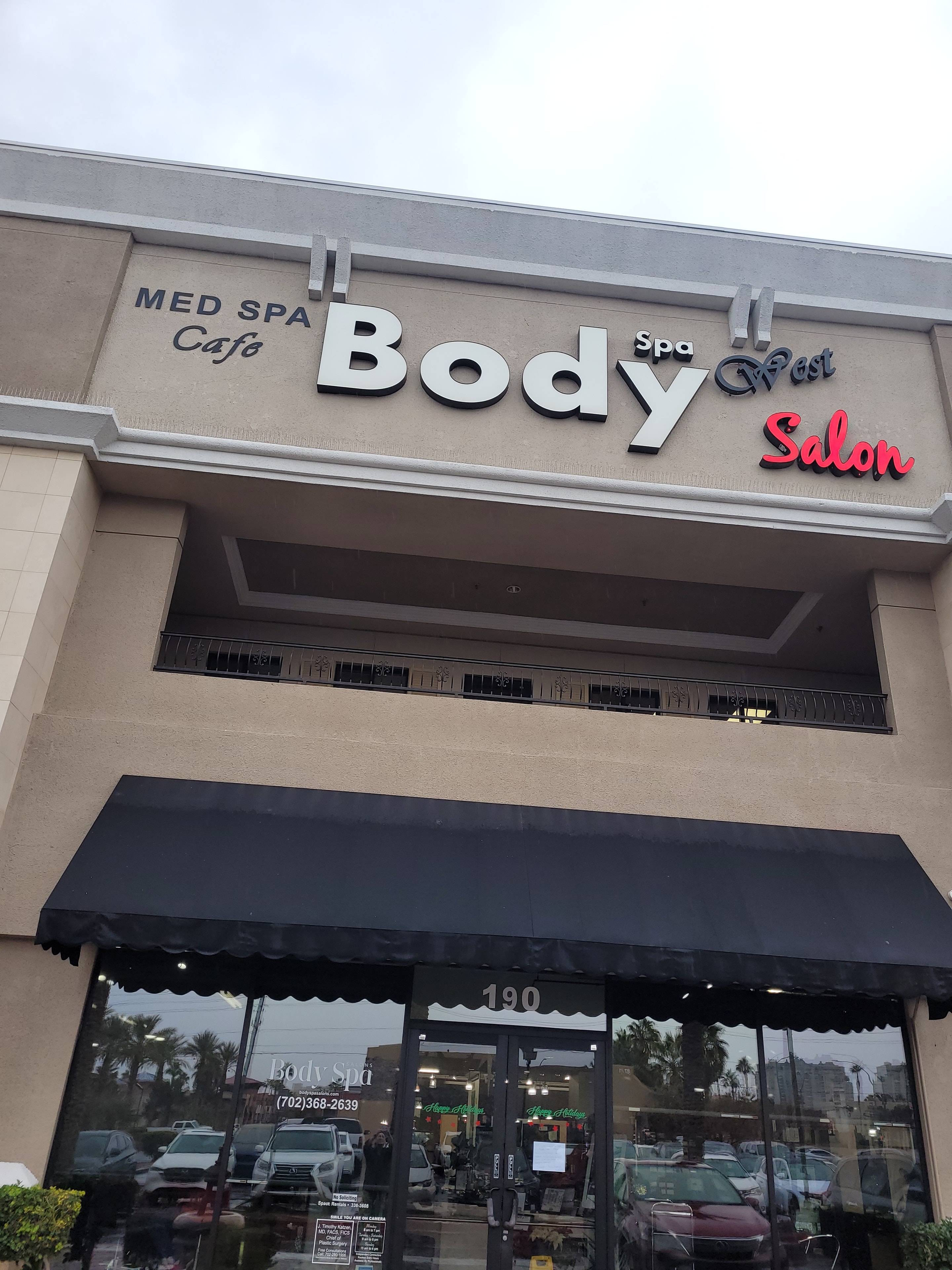 Body Spa Salon exterior, Summerlin Las Vegas